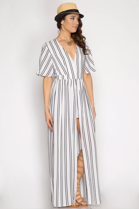 The Luann Maxi Romper The Luann Maxi Romper