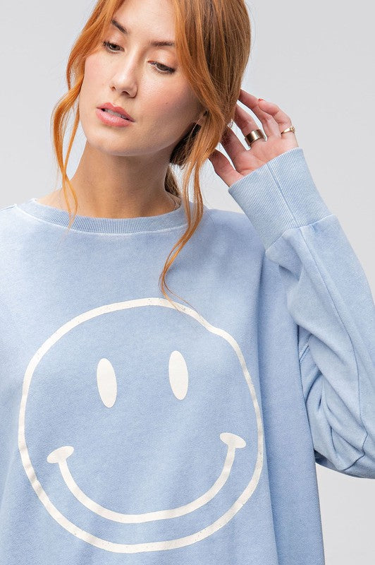 Smiley Face Crewneck Sweatshirt Smiley Face Crewneck Sweatshirt