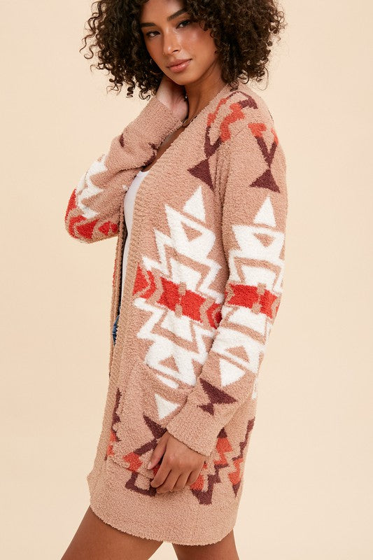 Maeve Patterned Knit Cardigan Sweater Maeve Patterned Knit Cardigan Sweater